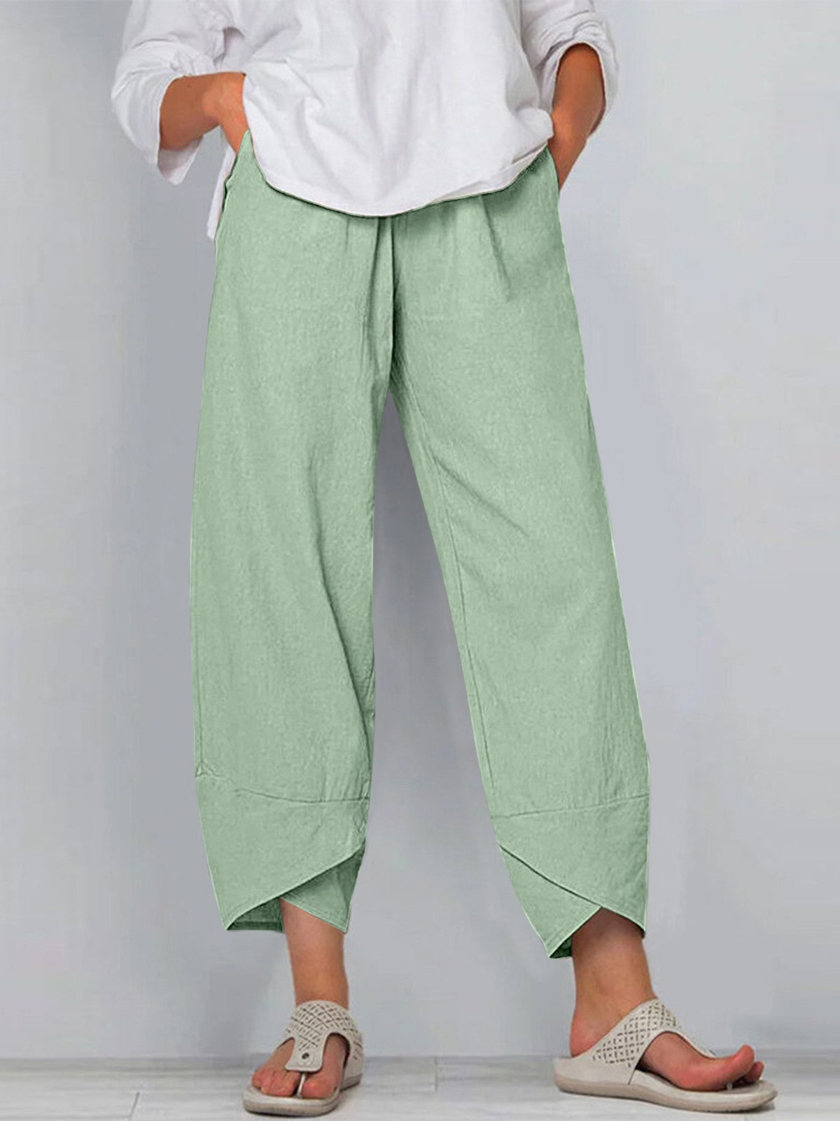 Stella ™ | Color Simple Casual Ankle Pants