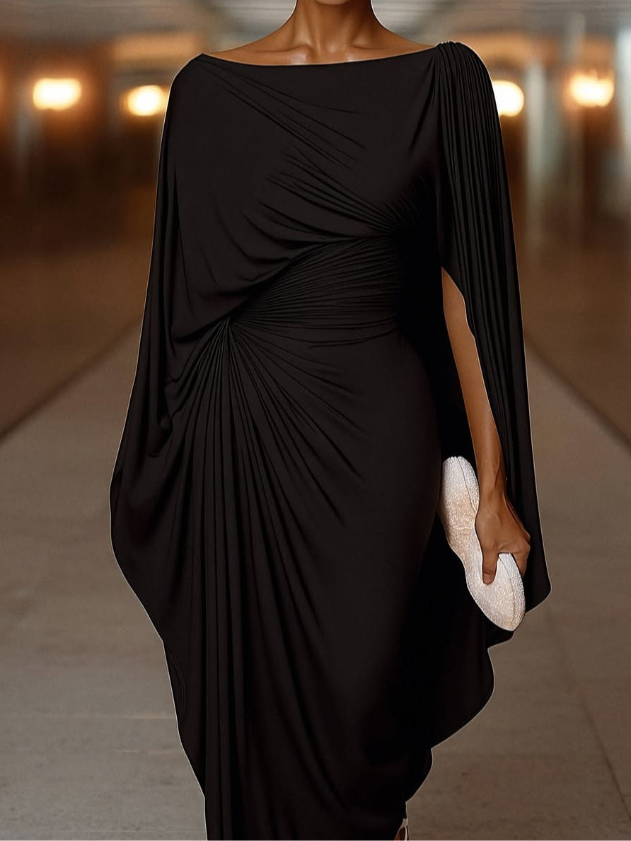 Stella™ | Draped One-Shoulder Evening Dress