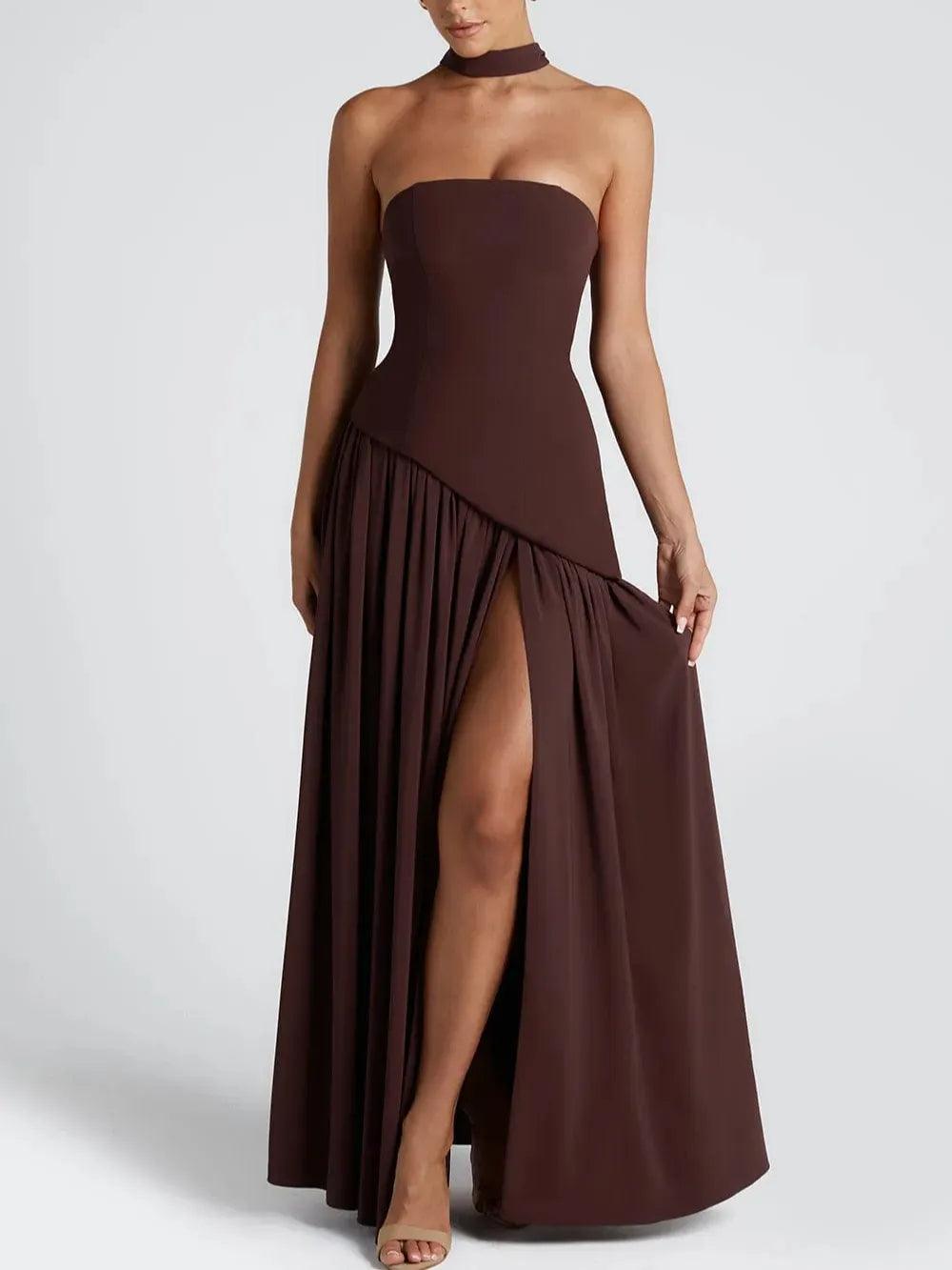 Stella™ | Strapless Evening Maxi Dress