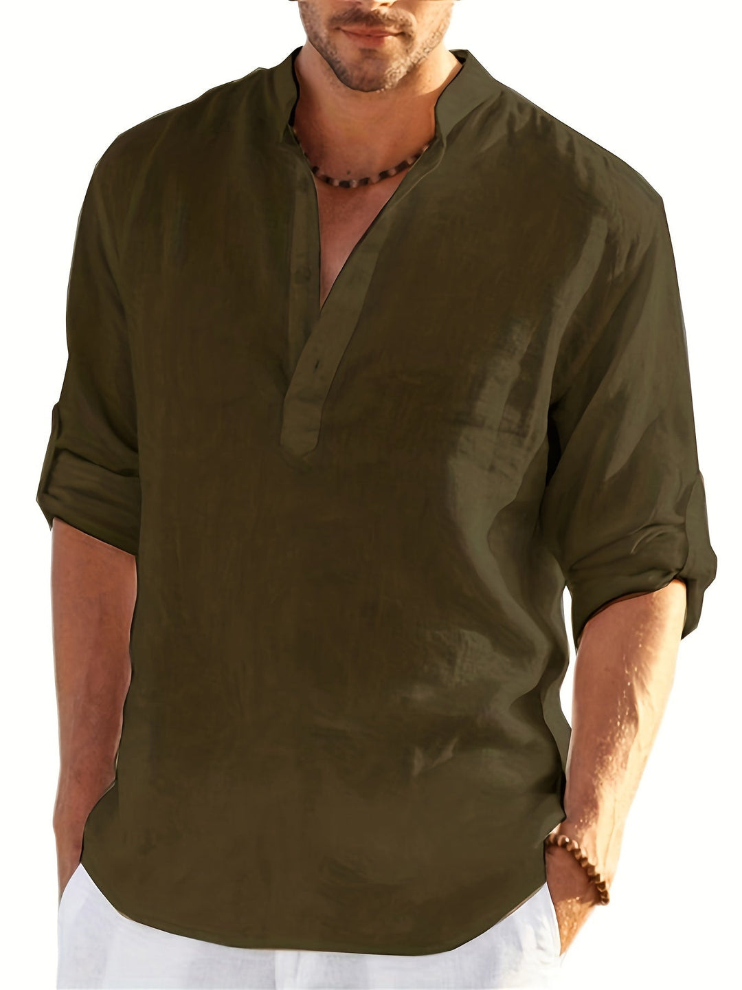 Lars - Stylish Henley Shirt