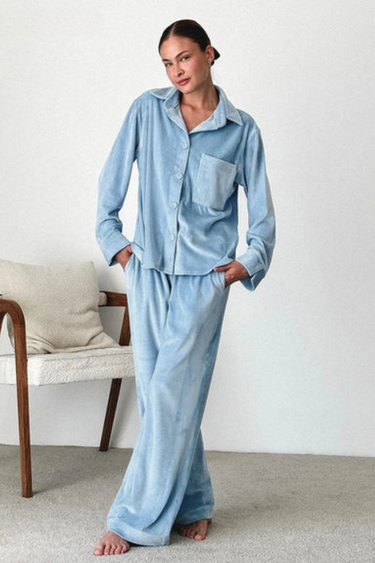 Stella ™ | Baby Blue yajama Set