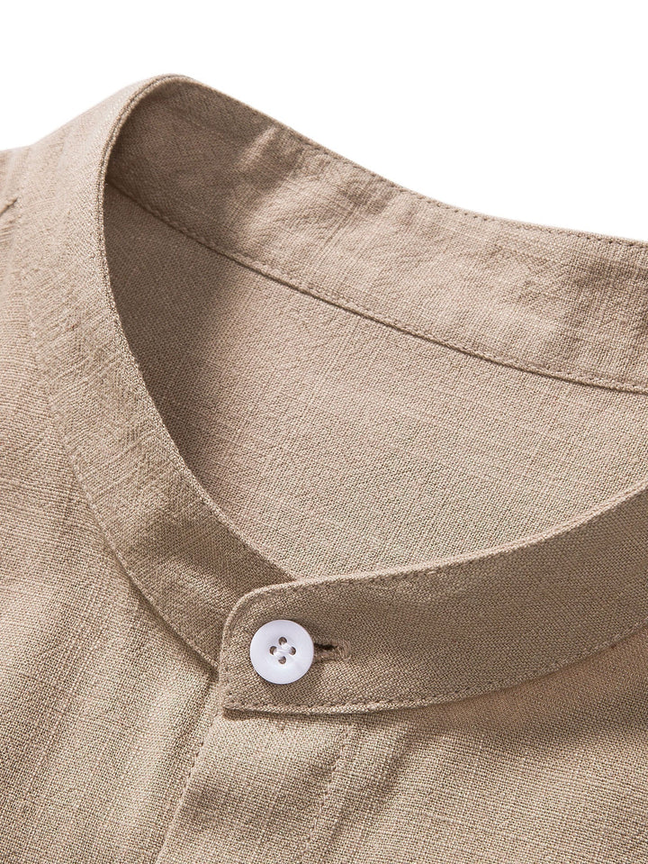 DAVID™ | LINEN POLO AND PANTS SET