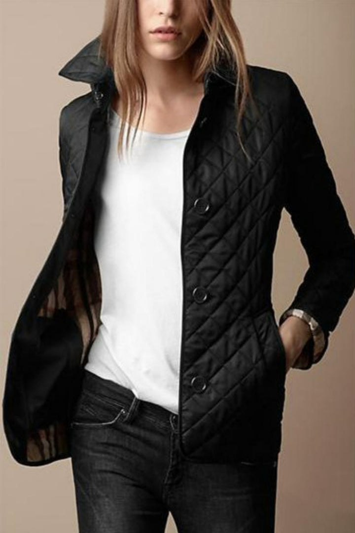 Eva - Slim Silk Cotton Jacket