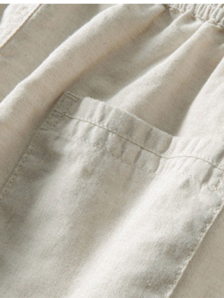 DAVID™ | LINEN POLO AND PANTS SET