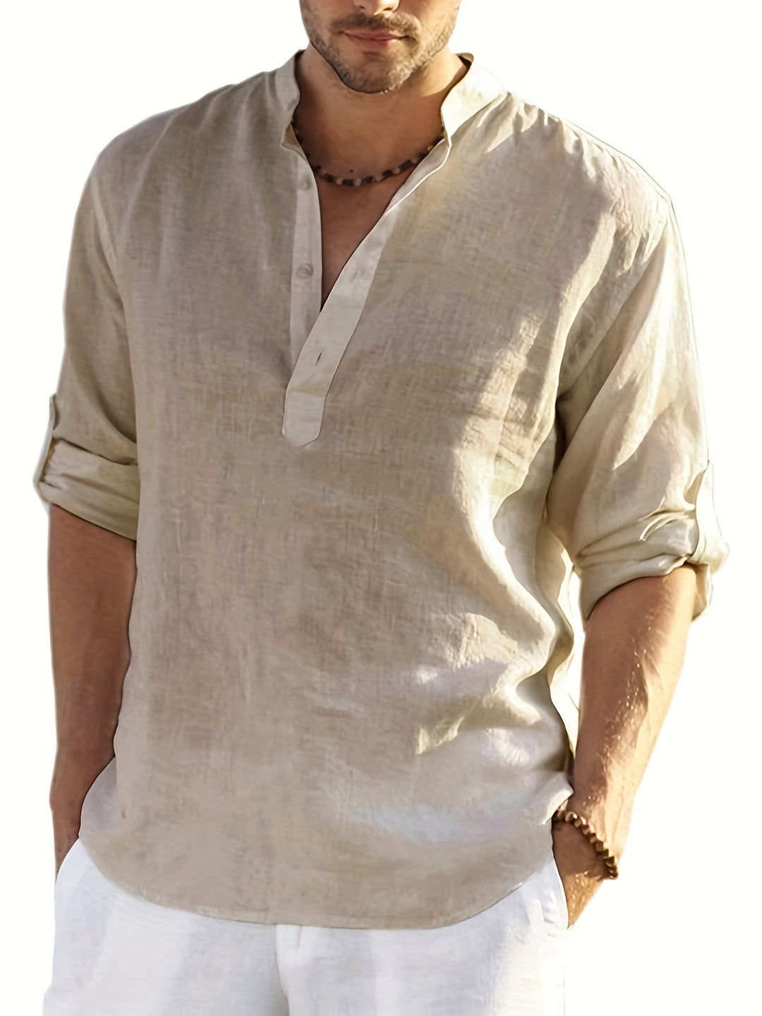 Lars - Stylish Henley Shirt