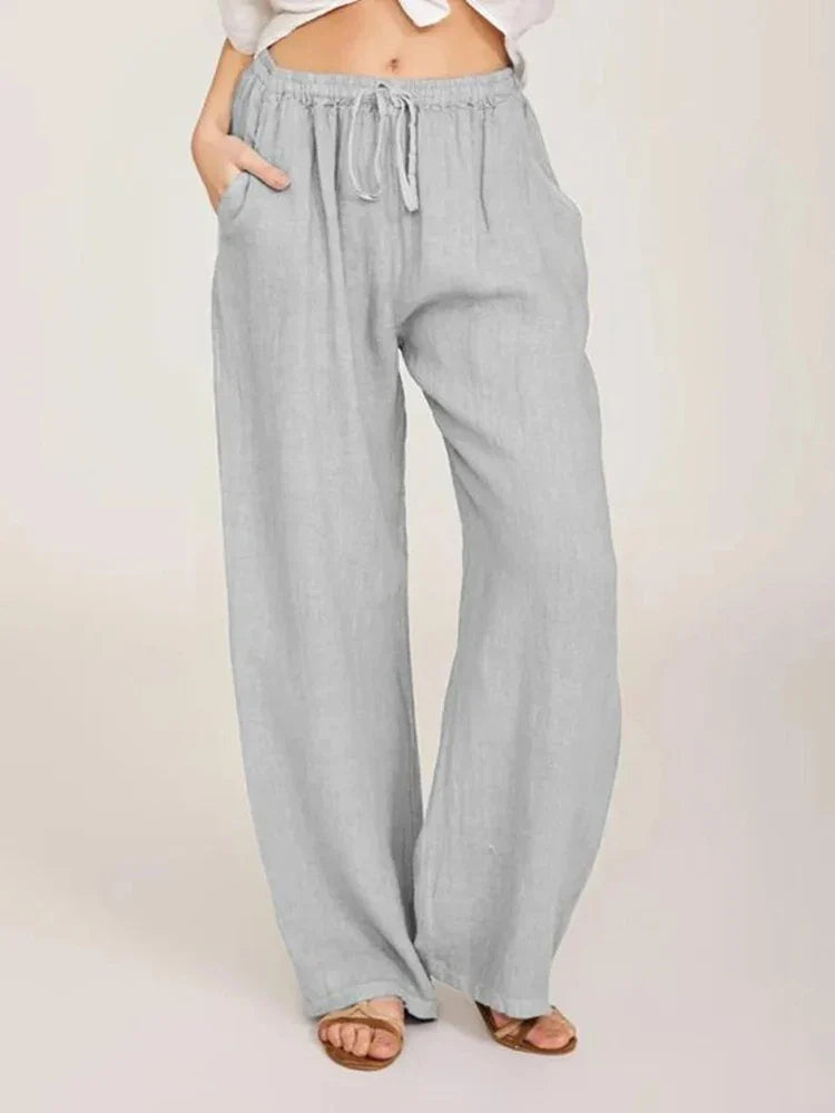 WILLOW - Cotton Linen Pants