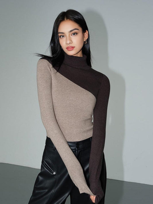 Stella ™ | Long Sleeve Mock Neck Knit Top