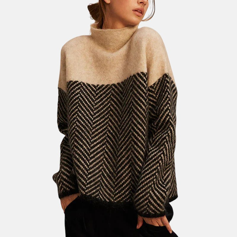 Stella ™ | Herringbone Knit Sweater