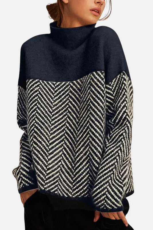 Stella ™ | Herringbone Knit Sweater