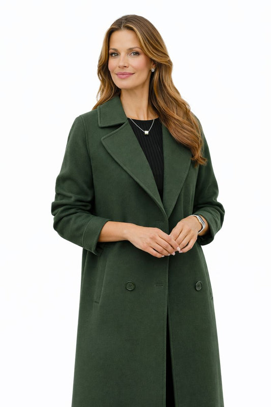 Stella™ | Elegant Tailored Long Coat