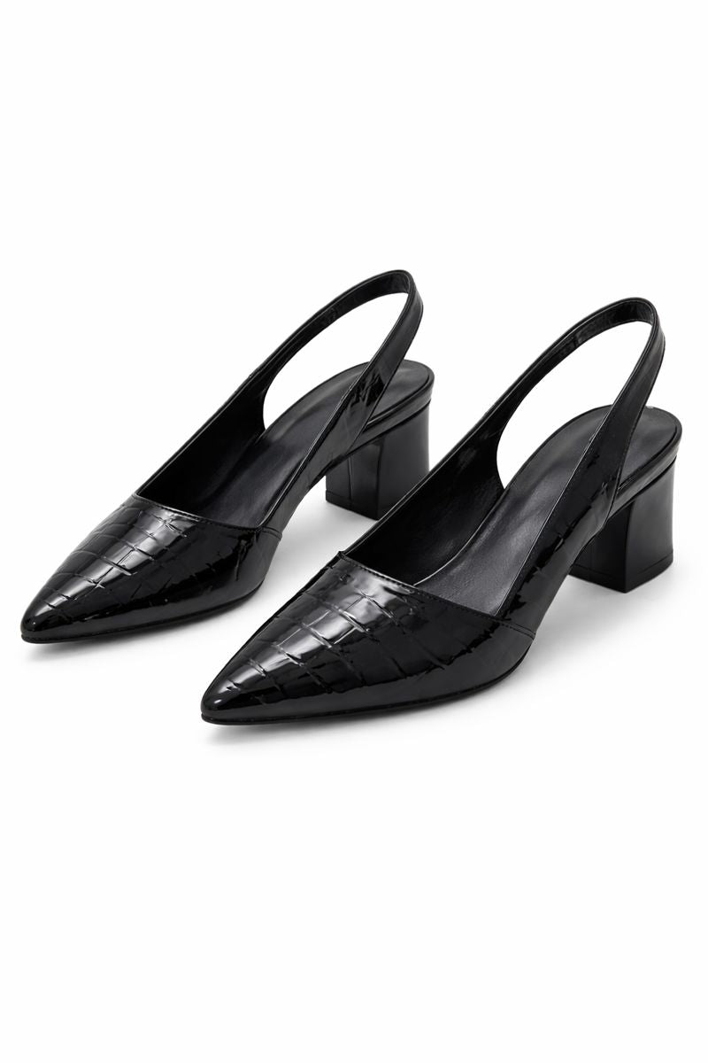 Stella™ | Patent Slingback Heels