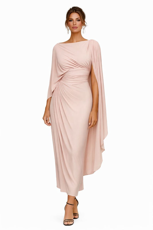 Stella™ | Draped One-Shoulder Evening Dress