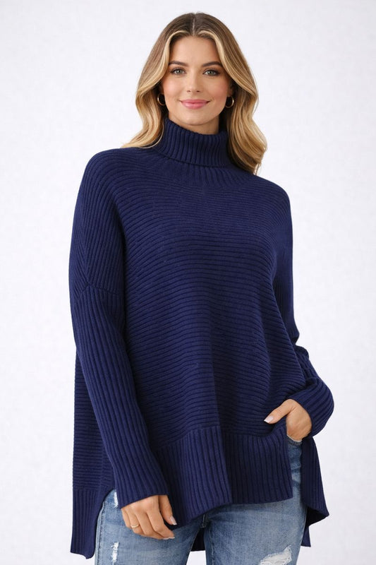 Stella™ | Ribbed Turtleneck Sweater