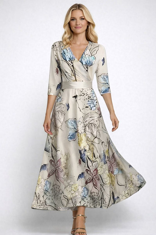 Stella™ | Floral Wrap Maxi Dress