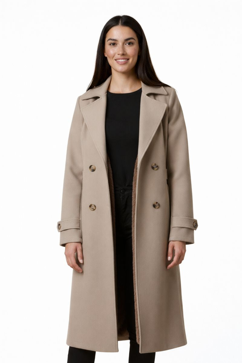 Stella™ | Classic Double Breasted Coat