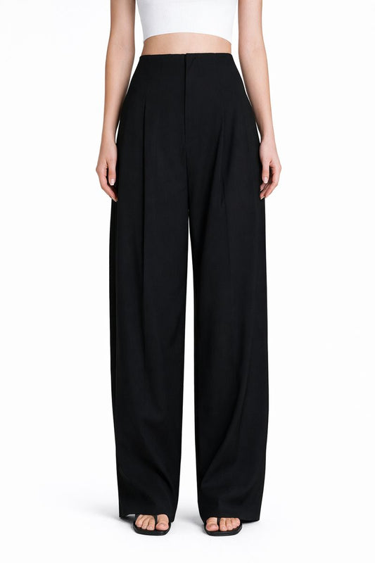 Stella™ | Fluid Wide-Leg Tailored Trousers