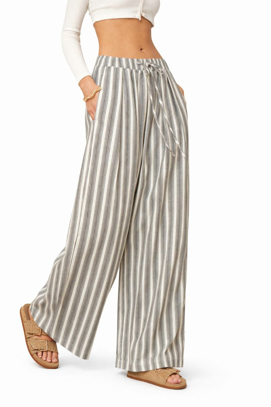 Stella™ | Striped Wide Leg Trousers