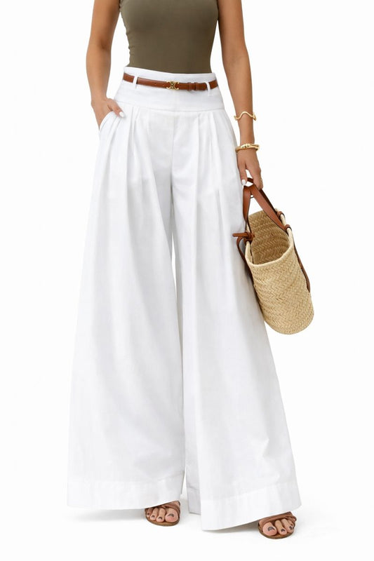 Stella™ | High Waist Wide Leg Trousers