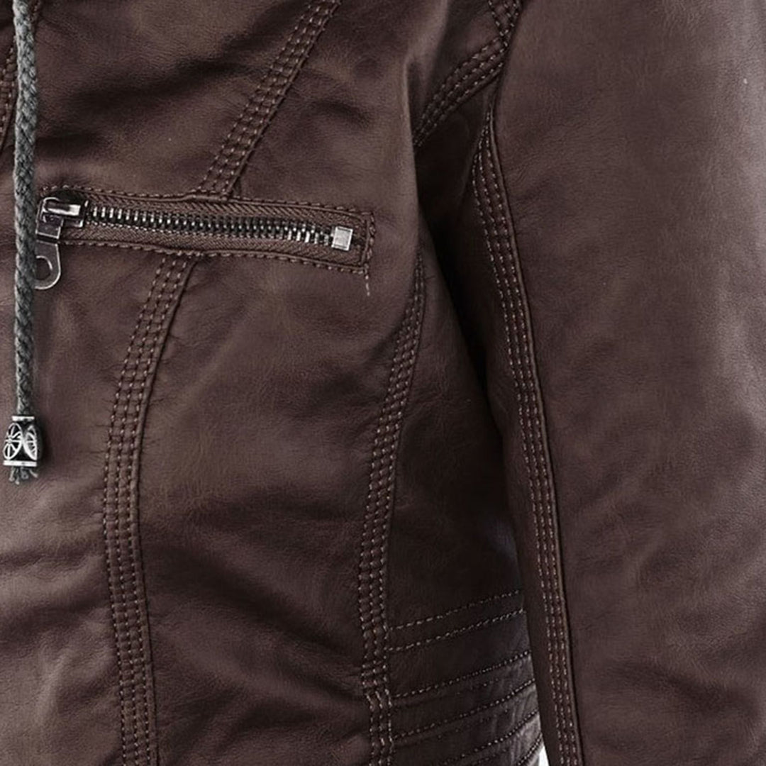 JAIN - Vegan Leather Winter Jacket