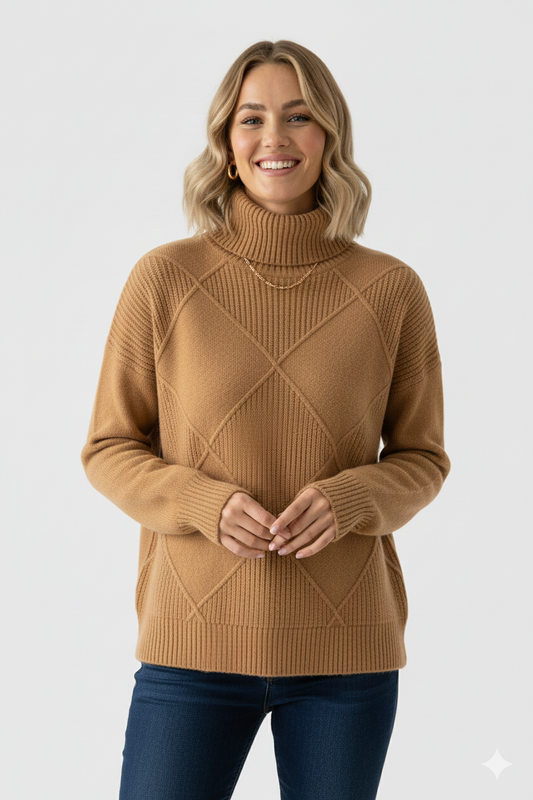 Stella ™ | Turtleneck Wool Knit