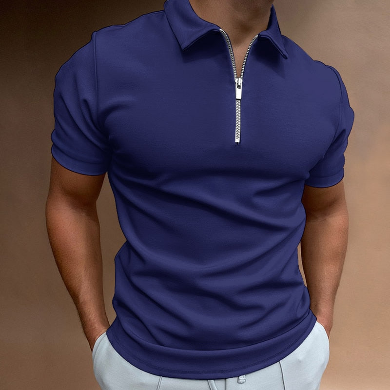 Zip-Closure Polos with Ultimate Comfort