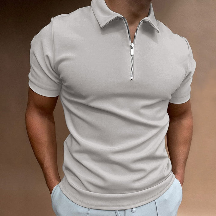 Zip-Closure Polos with Ultimate Comfort