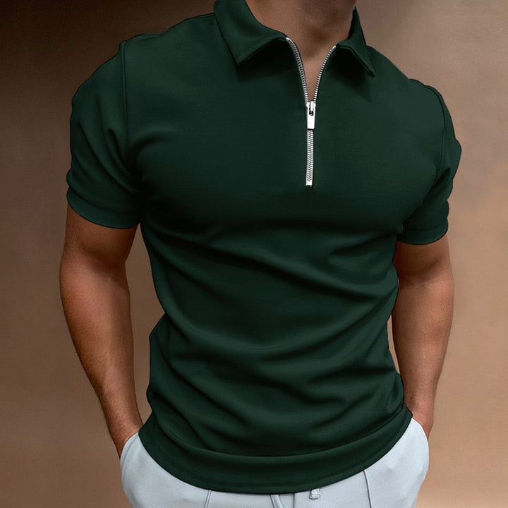 Zip-Closure Polos with Ultimate Comfort