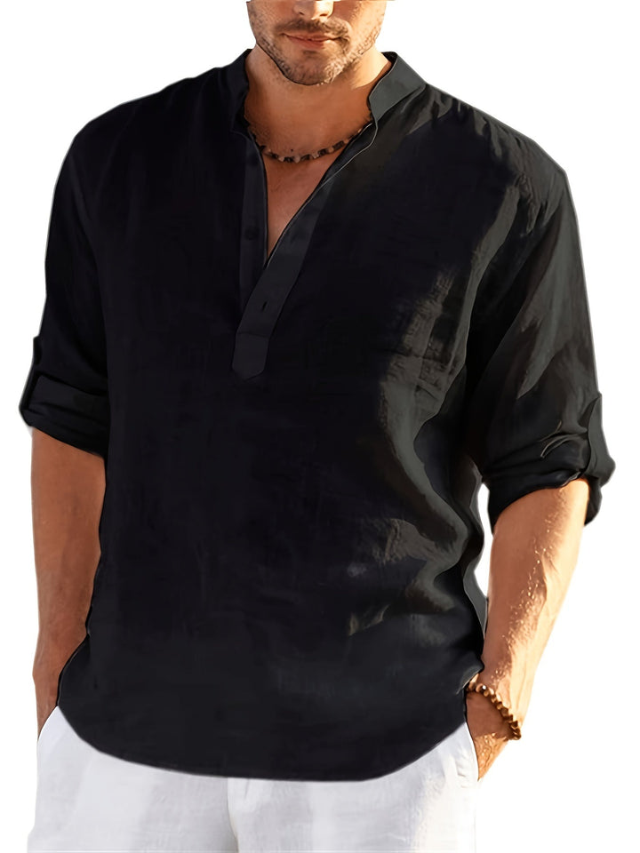 Lars - Stylish Henley Shirt