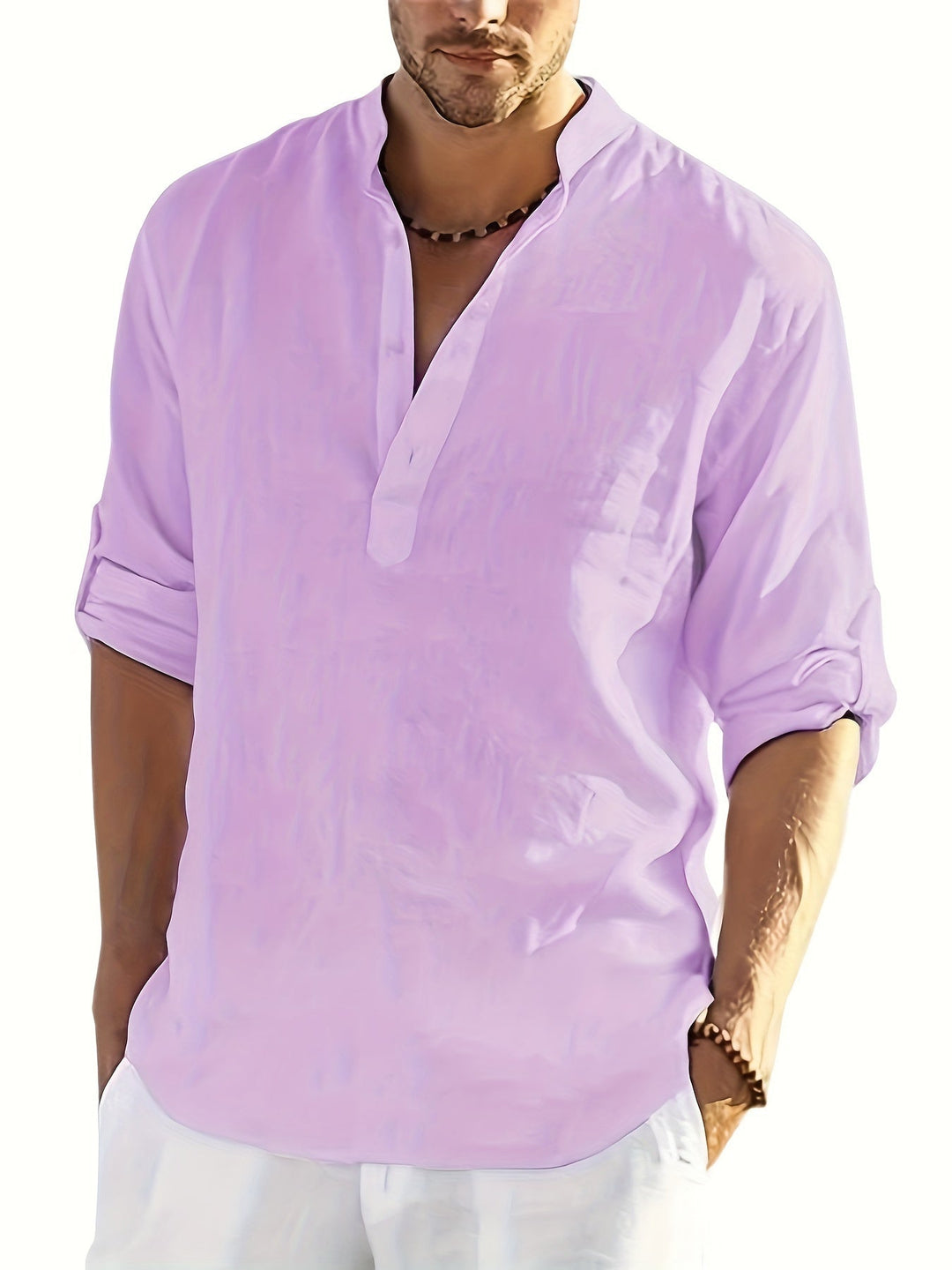 Lars - Stylish Henley Shirt