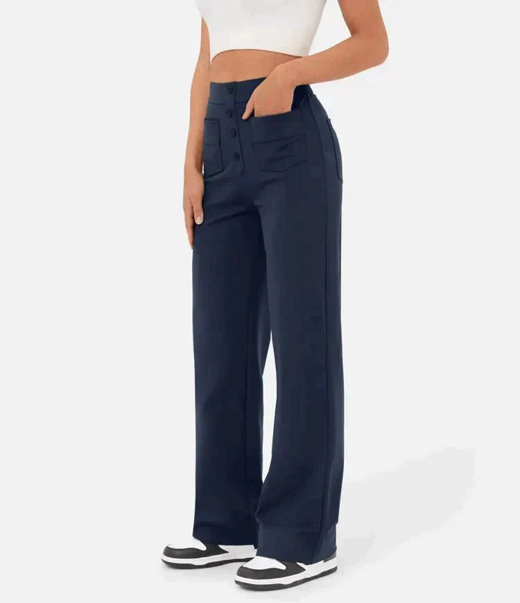 Alina - Elastic Casual Pants