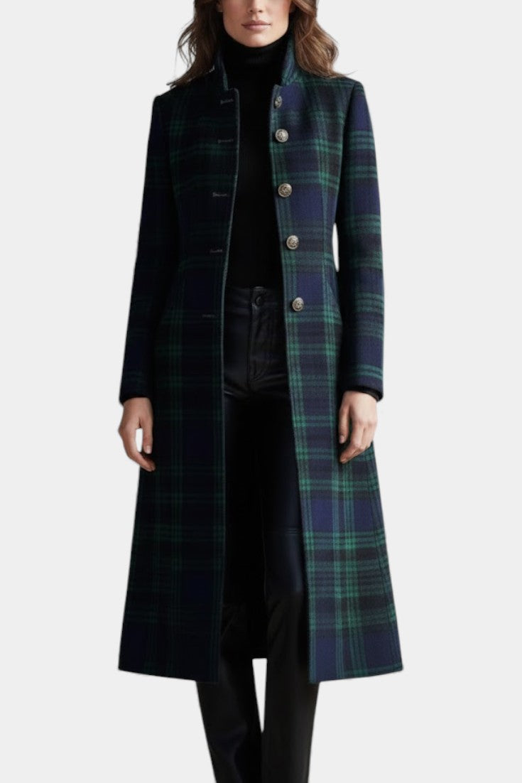 Stella ™ || Timeless Plaid Elegant Coat