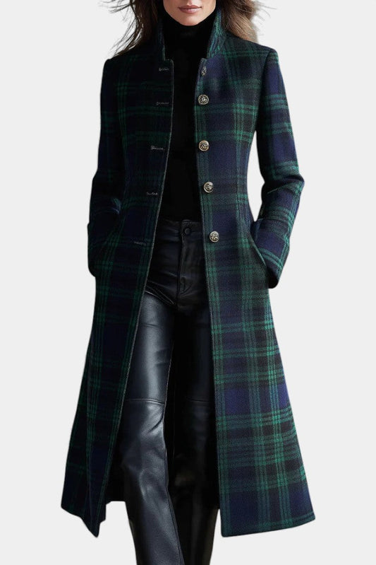 Stella ™ || Timeless Plaid Elegant Coat