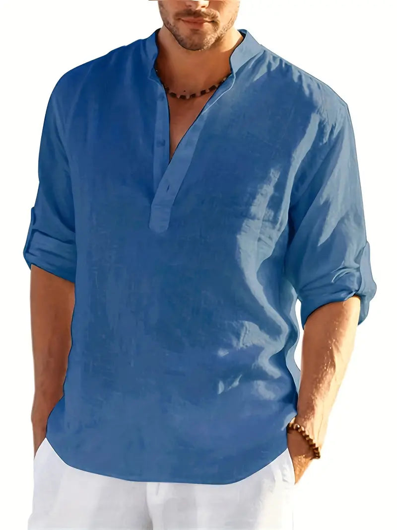 Lars - Stylish Henley Shirt