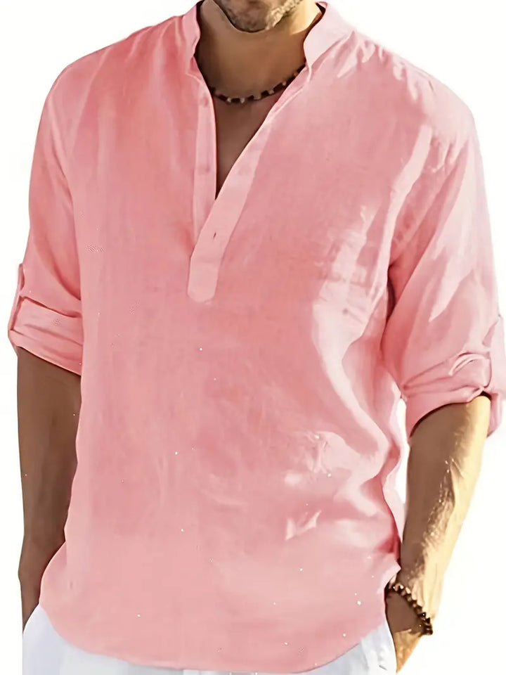 Lars - Stylish Henley Shirt