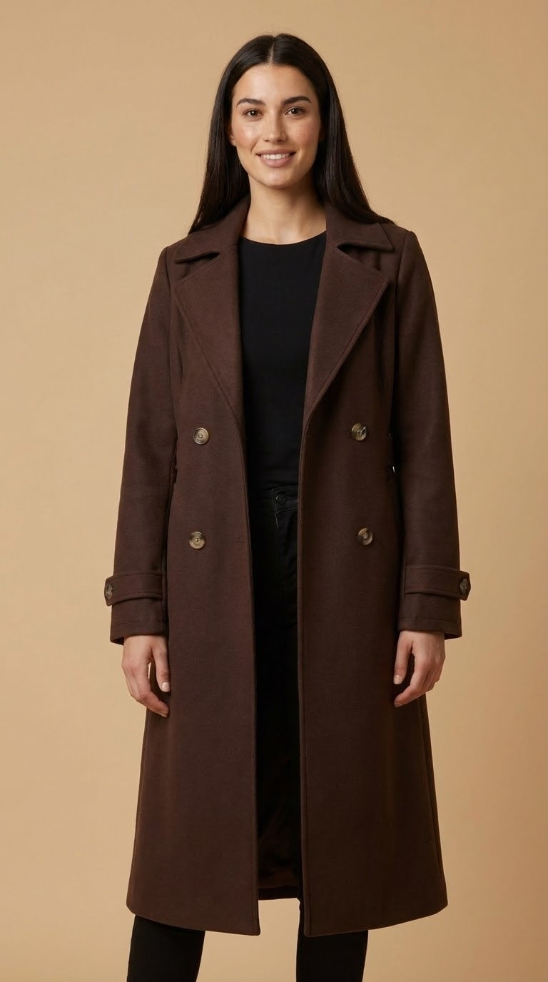 Stella ™ | Elegant Fleece Lined Trench Coat