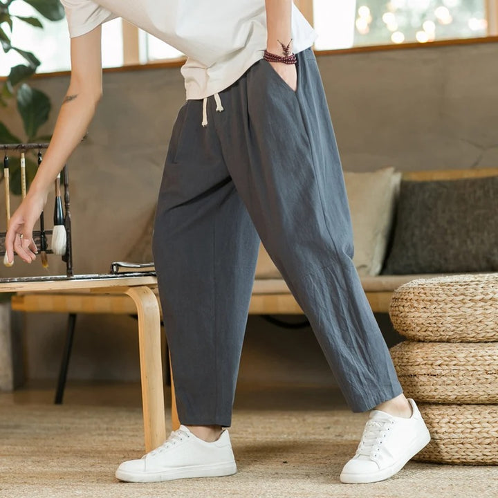 LORENZO | LINEN SUMMER PANTS